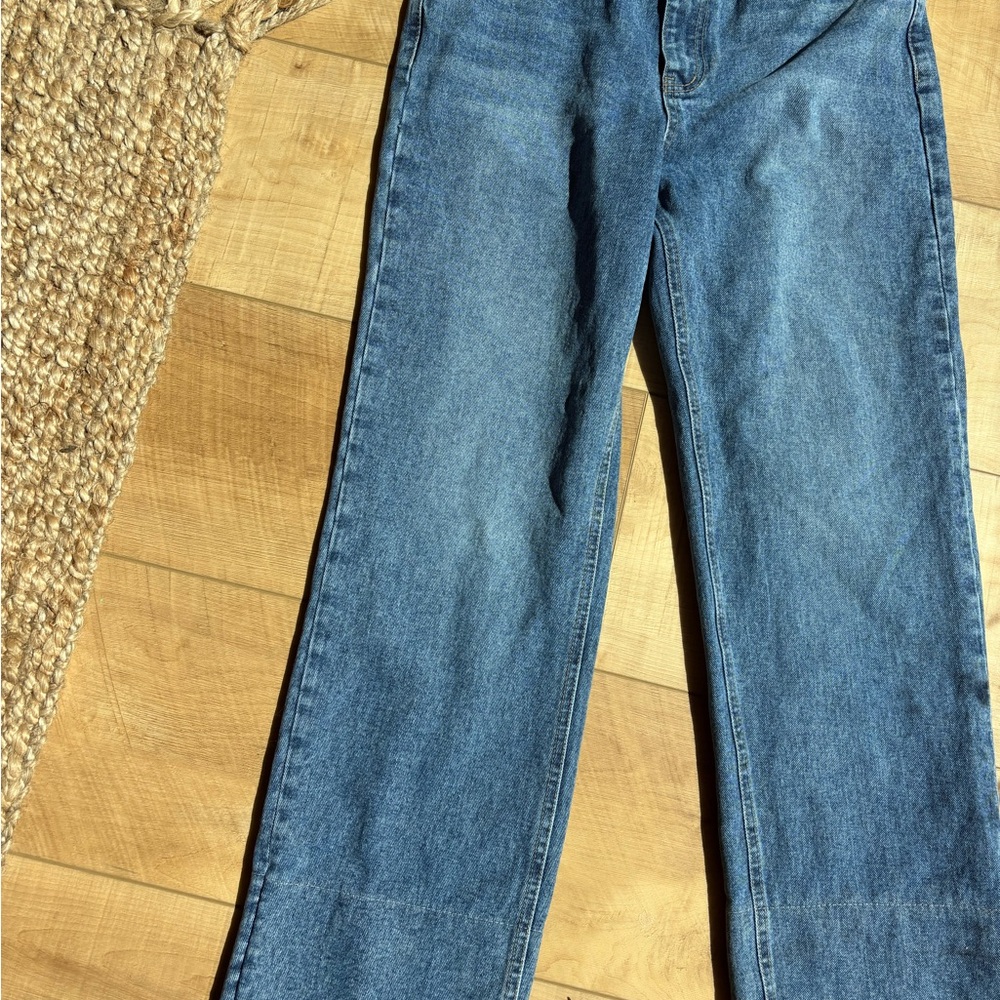 OAK + FORT Blue Ankle Jeans